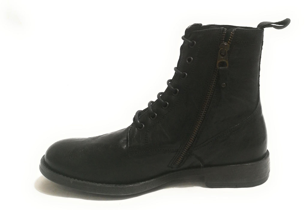 Anfibio UOMO ANTICA CUOIERIA MOD. OYSTER PELLE COLORE NERO U19AC11