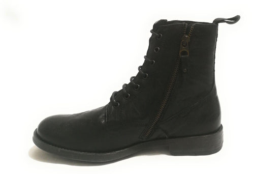 Anfibio UOMO ANTICA CUOIERIA MOD. OYSTER PELLE COLORE NERO U19AC11