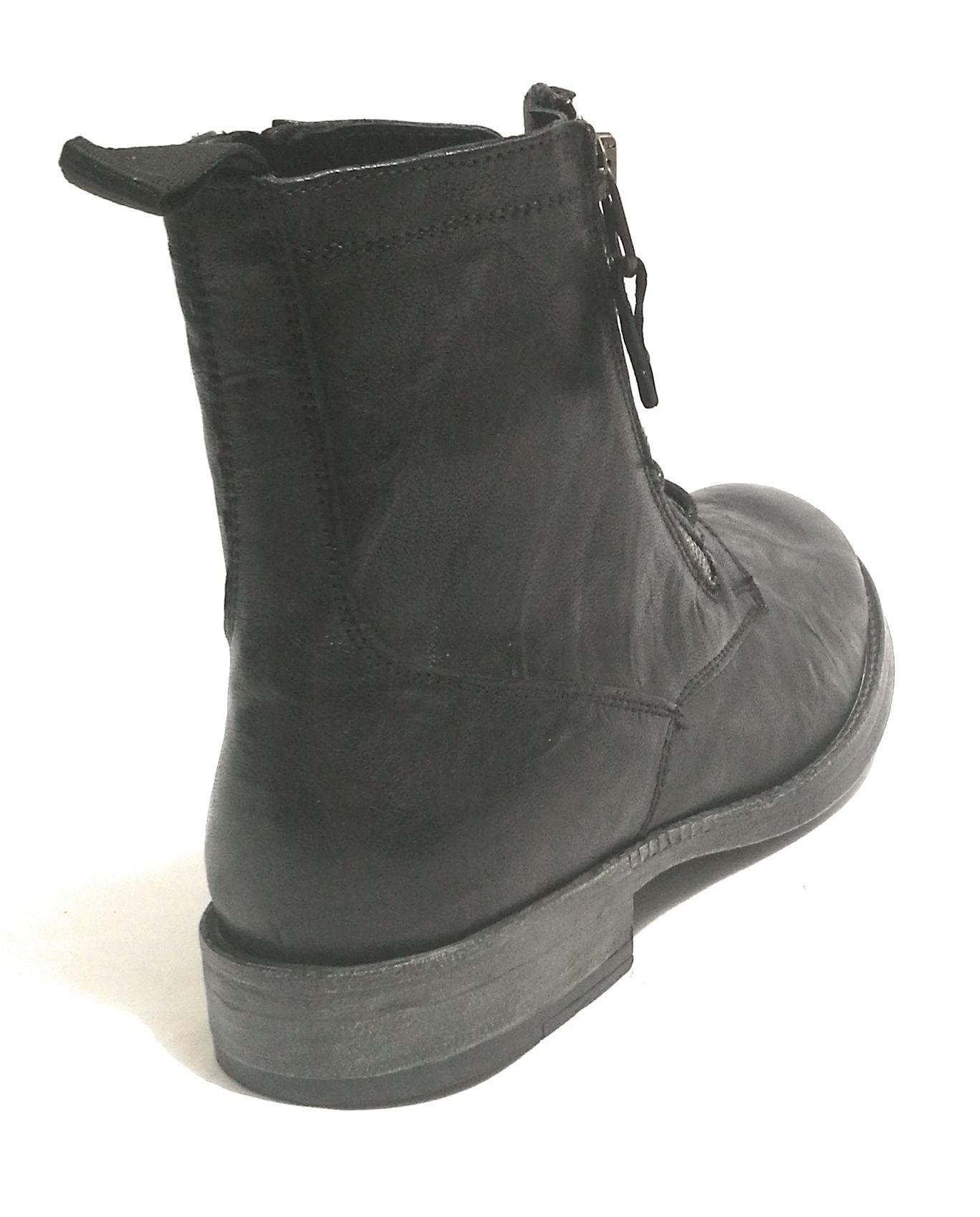 Anfibio UOMO ANTICA CUOIERIA MOD. OYSTER PELLE COLORE NERO U19AC11