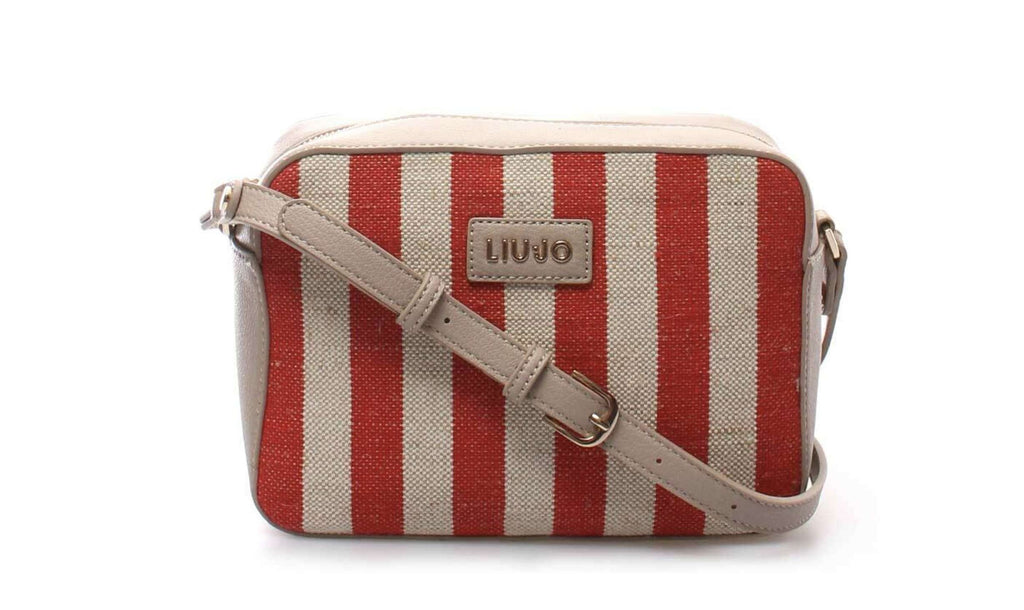 Borsa donna Liu-jo Tracolla Stupenda Crossbody S red stripes BS21LJ90 AA1327