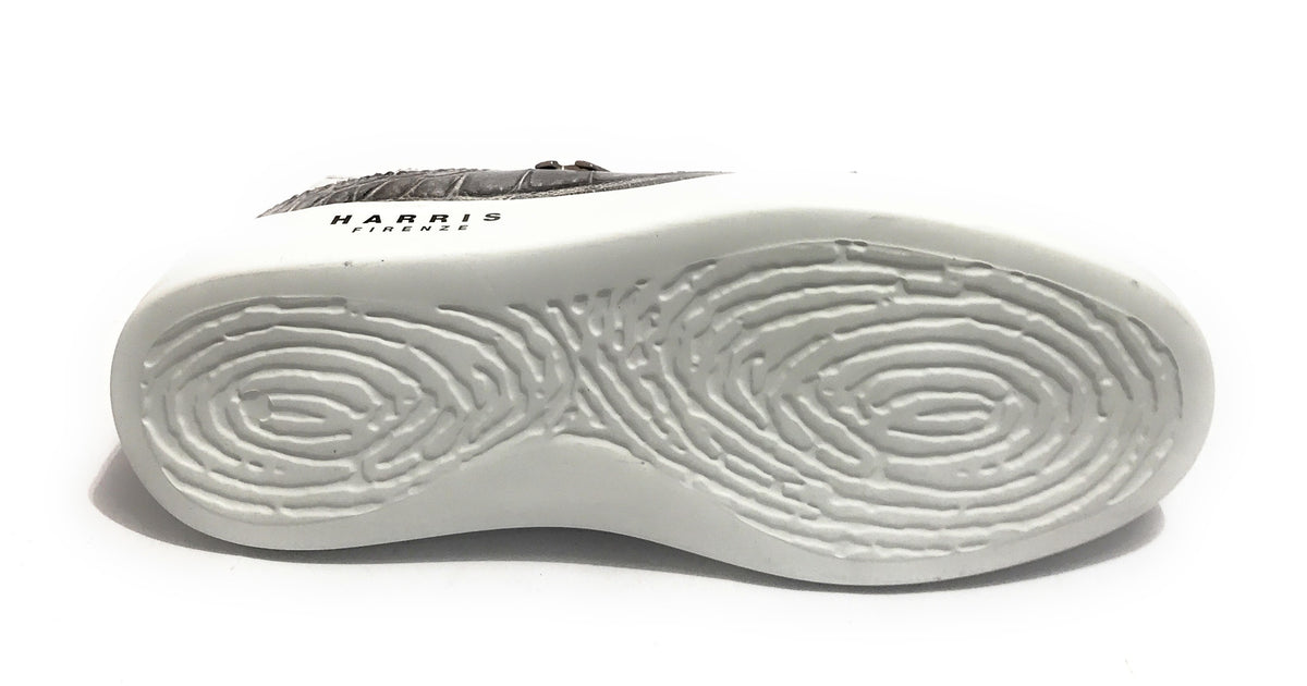 Scarpe uomo Harris Sport sneakers in pelle girigio lipsia fumé U17HA176