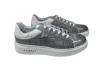 Scarpe uomo Harris Sport sneakers in pelle girigio lipsia fumé U17HA176