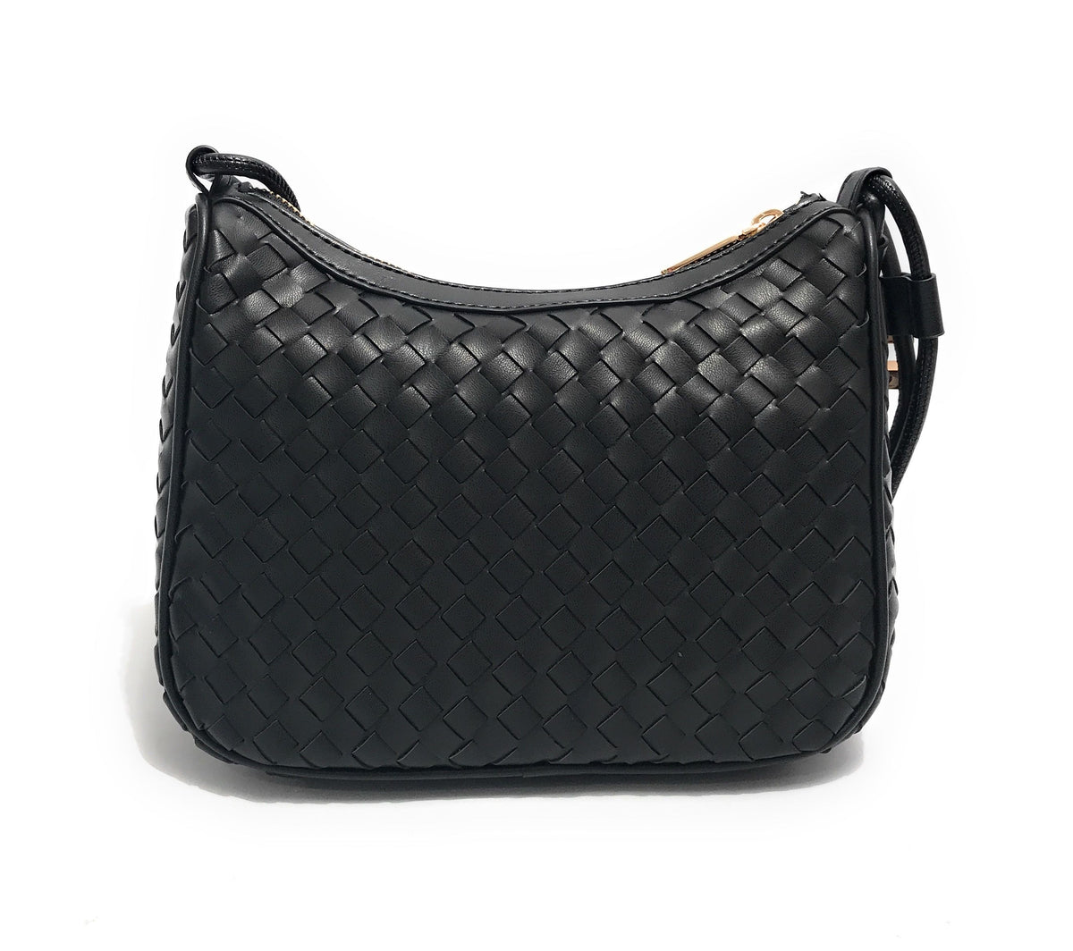 Borsa donna Fracomina tracolla crossover ecopelle intrecciato nero BS23FR04 FA23SB4005P411S5-053