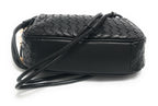 Borsa donna Fracomina tracolla crossover ecopelle intrecciato nero BS23FR04 FA23SB4005P411S5-053