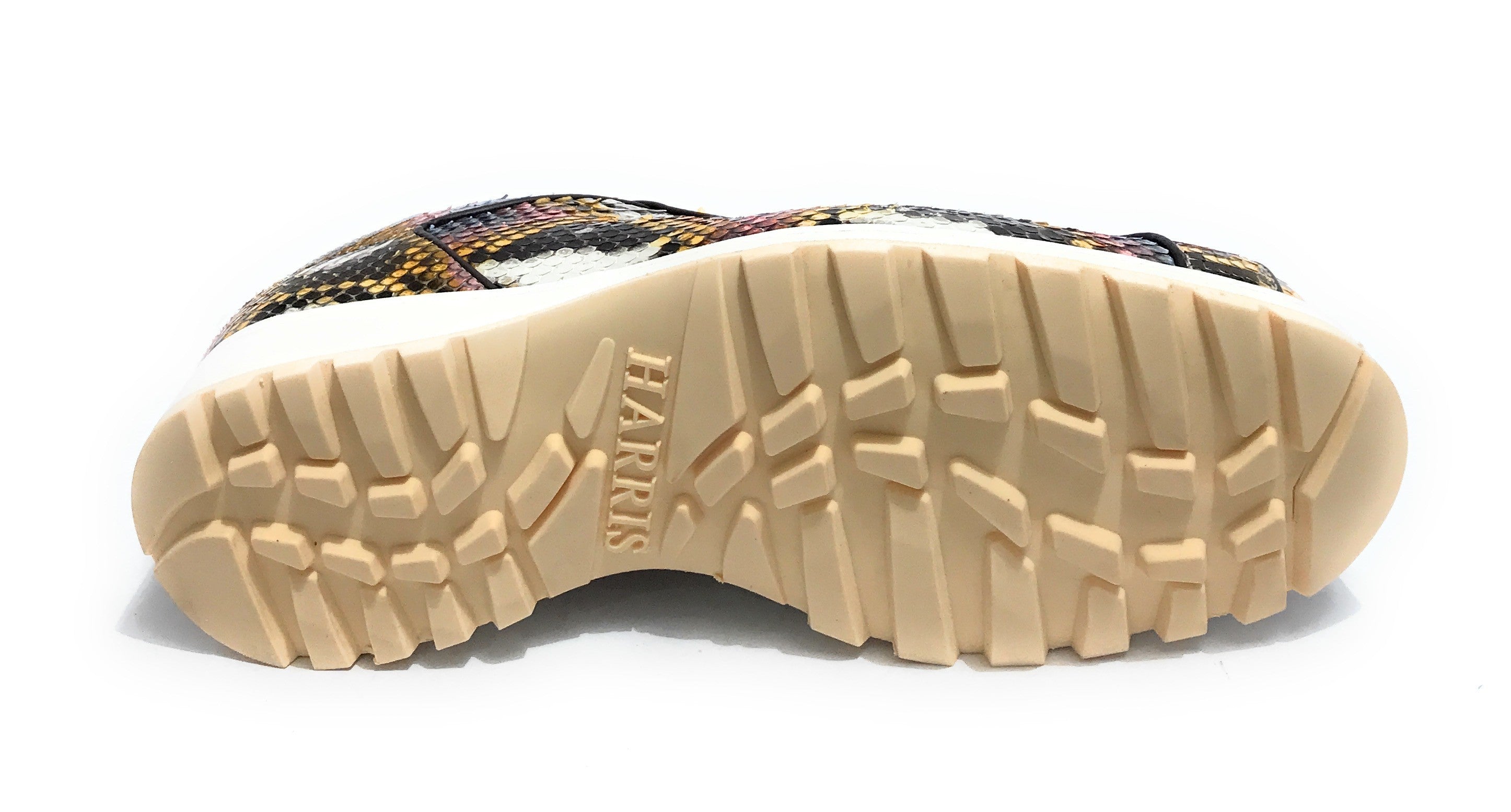 Scarpe uomo Harris sneaker pelle pregiata suffron multicolore / marmorizzato U17HA177
