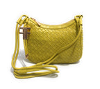 Borsa donna Fracomina tracolla crossover ecopelle intrecciato lime BS23FR12 FA23SB4005P411S5-188