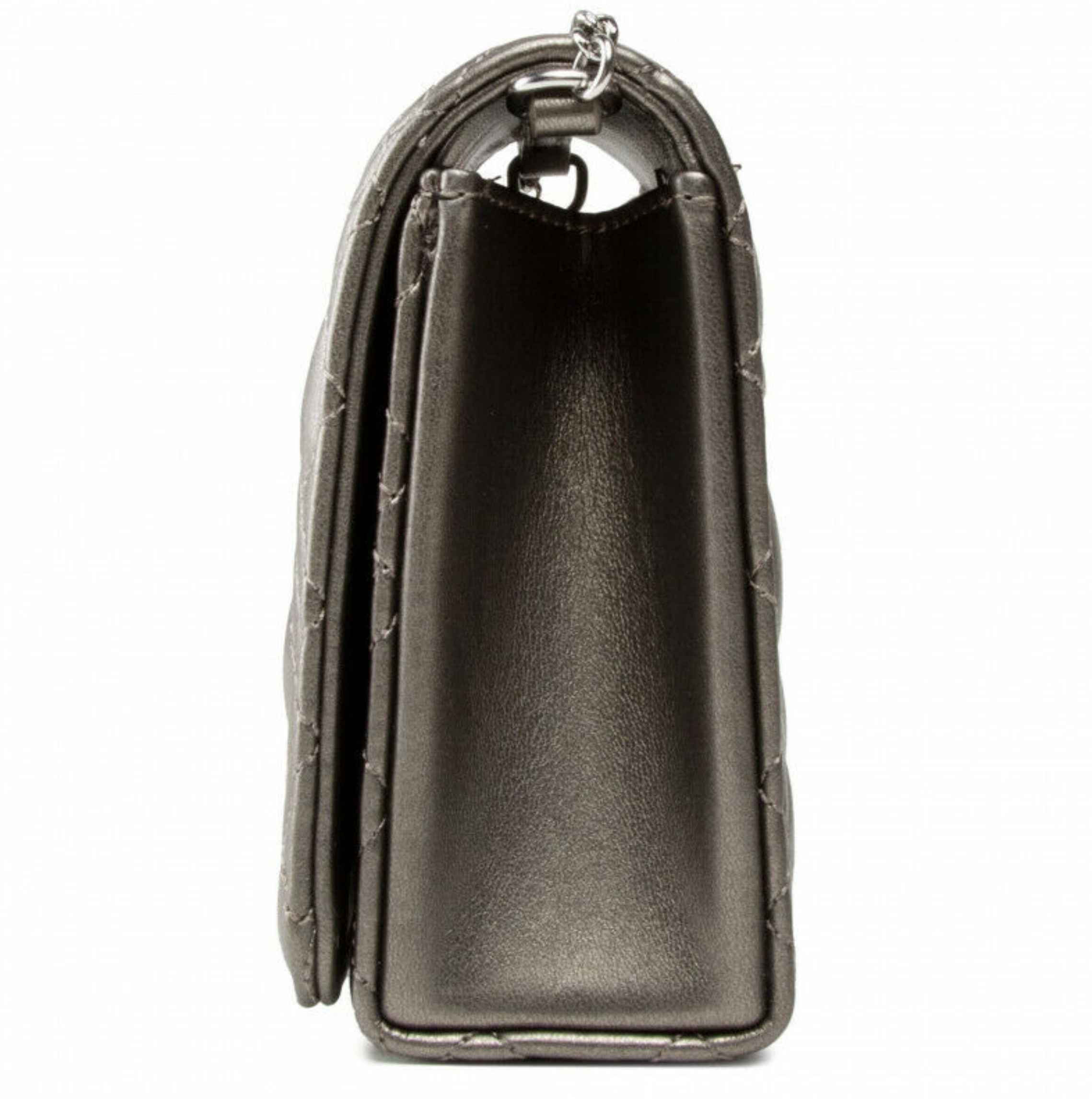 Borsa donna Love Moschino a spalla/ tracolla in ecopelle trapuntata argento BS23MO150 JC4079
