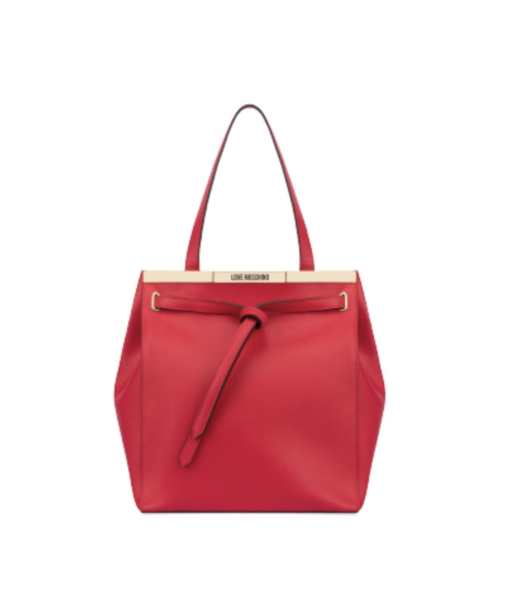 Borsa donna Love Moschino shopping ecopelle rosso BS23MO107 JC4323