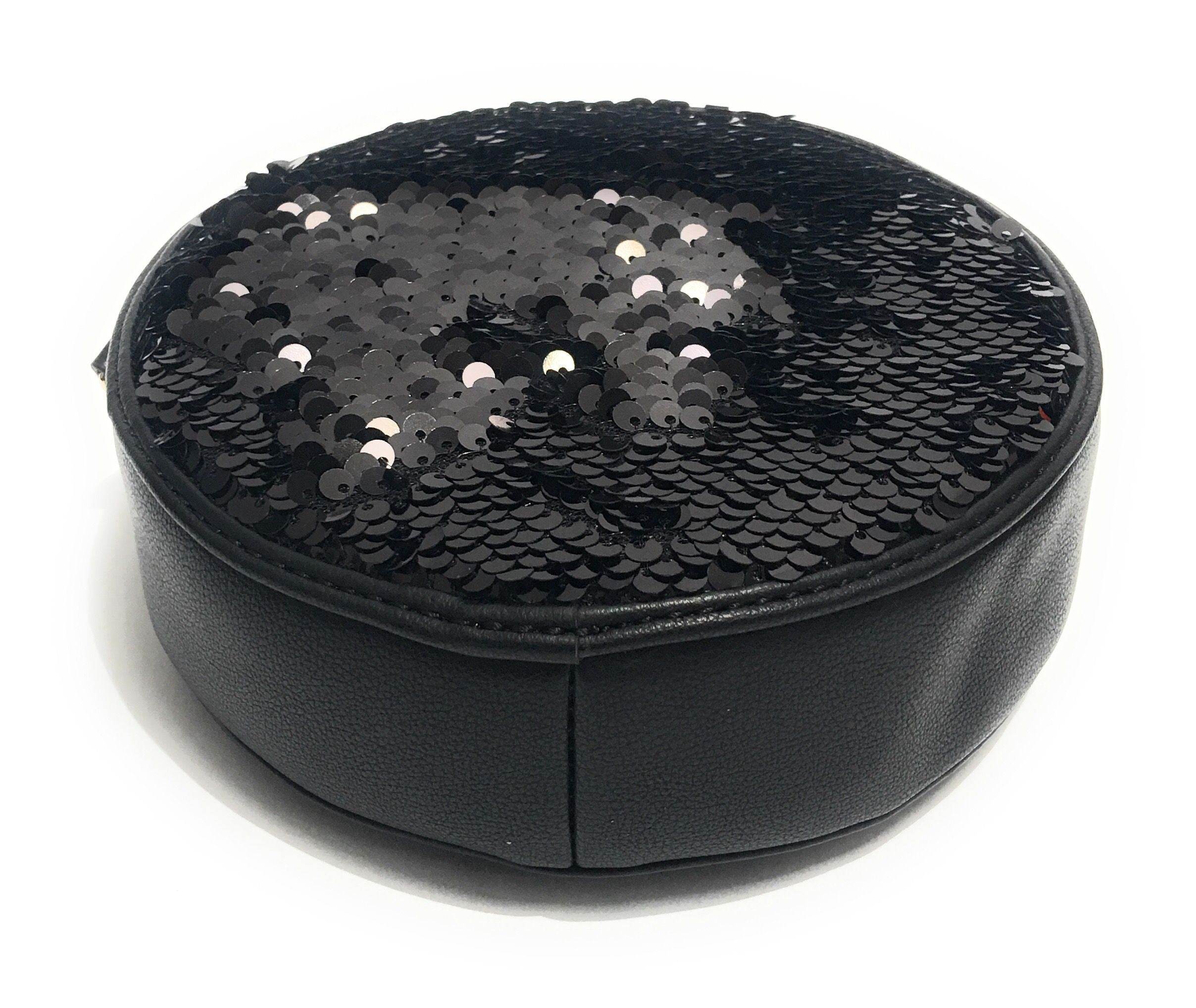 Borsa belt bag Liu-Jo in ecopelle con paillettes colore nero B20LJ62
