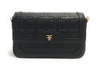 Borsa donna Fracomina tracolla shoulder bag ecopelle embossed nero BS23FR25 FA22WB3006P41101-053