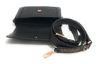 Borsa donna Fracomina tracolla shoulder bag ecopelle embossed nero BS23FR25 FA22WB3006P41101-053