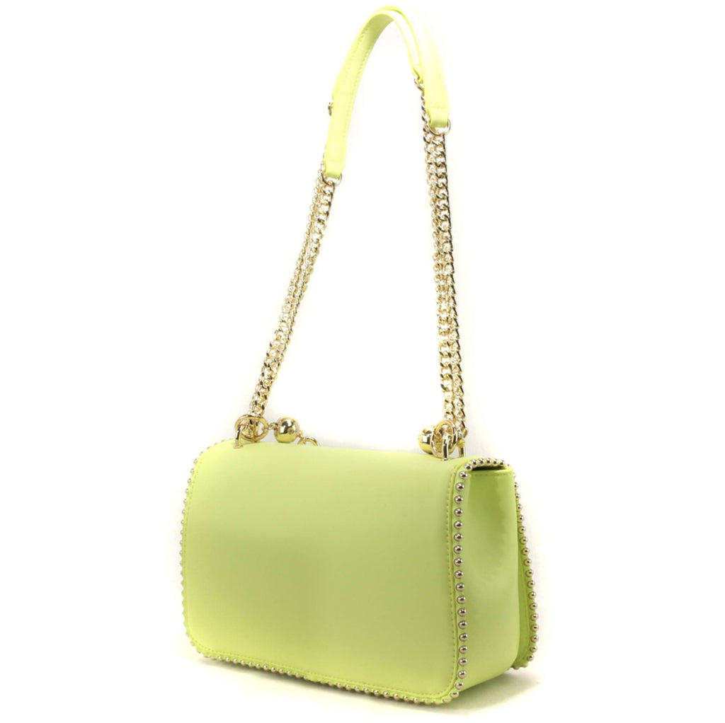 Borsa a tracolla Braccialini Chain ecopelle giallo fluo BS23BR02 B17160