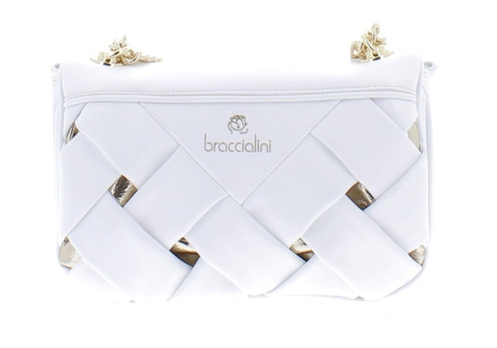 Borsa a  spalla Braccialini Icons ecopelle bianco BS23BR51 B17150