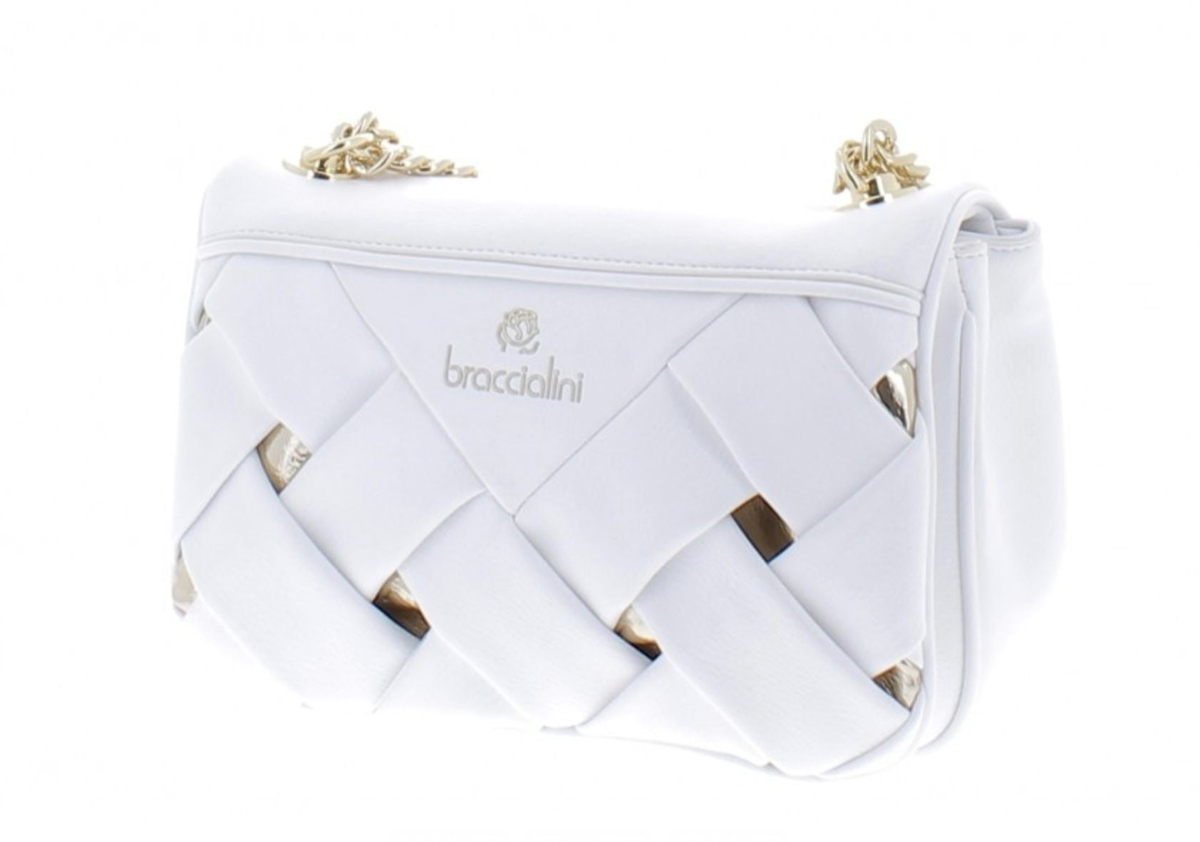Borsa a  spalla Braccialini Icons ecopelle bianco BS23BR51 B17150