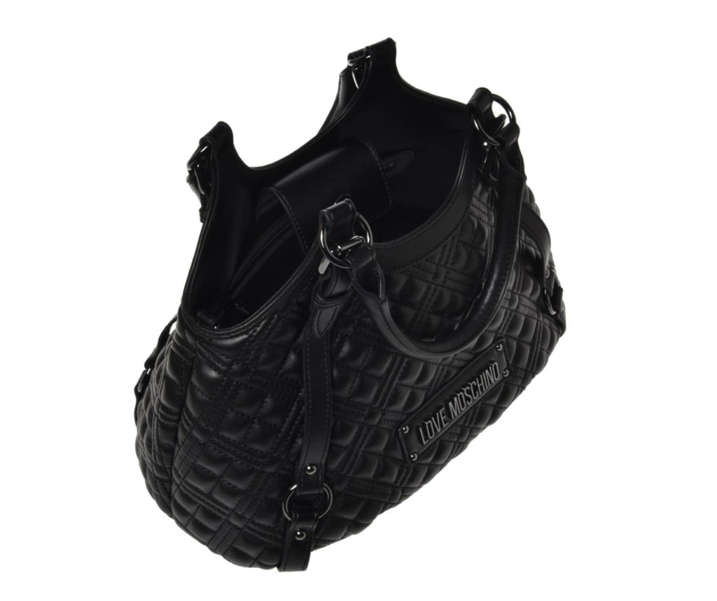 Borsa donna Love Moschino a mano/ tracolla trapuntata nero BS24MO27 JC4010