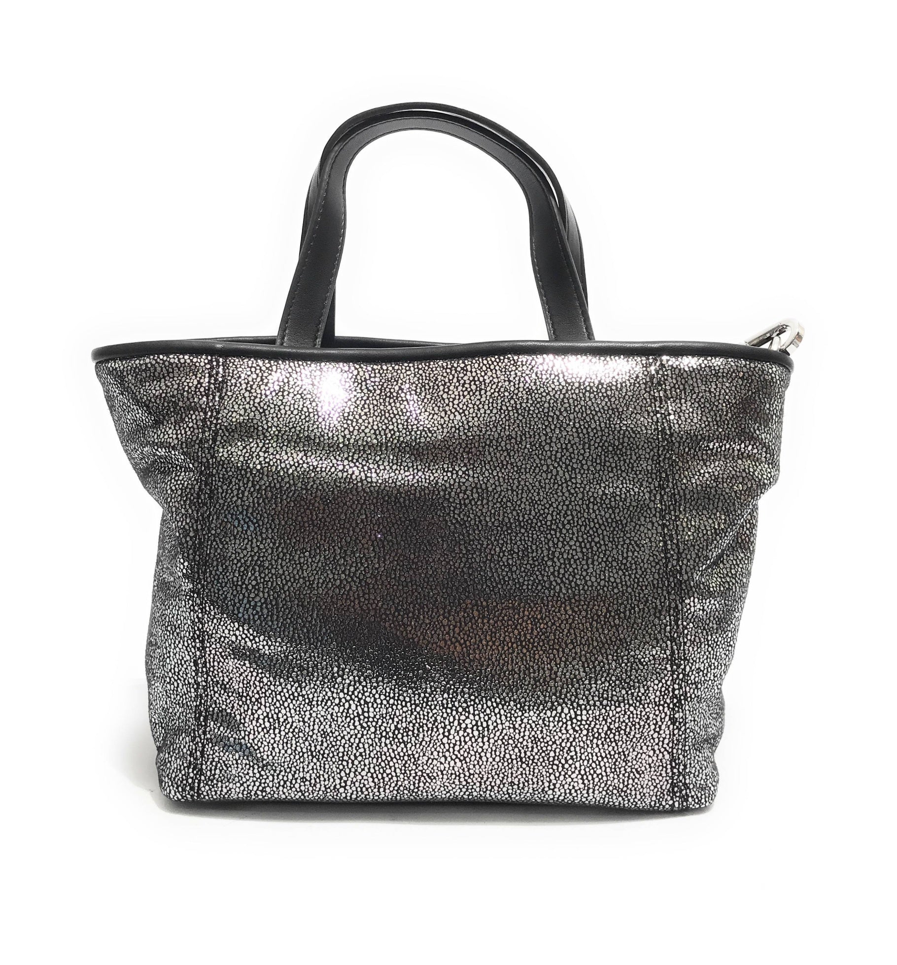 Borsa donna a mano/ tracolla Sun 68 Jacqueline glitter bag argento B25SU01 Z44272 XS