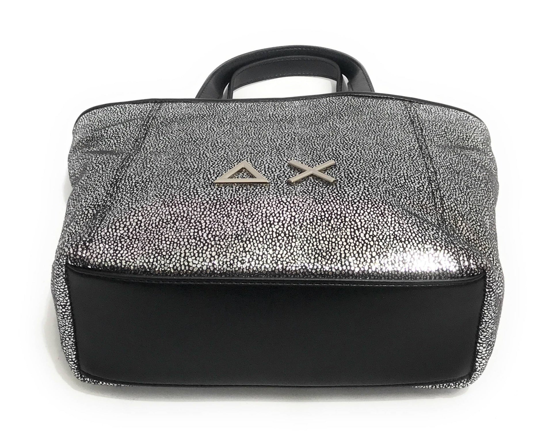 Borsa donna a mano/ tracolla Sun 68 Jacqueline glitter bag argento B25SU01 Z44272 XS