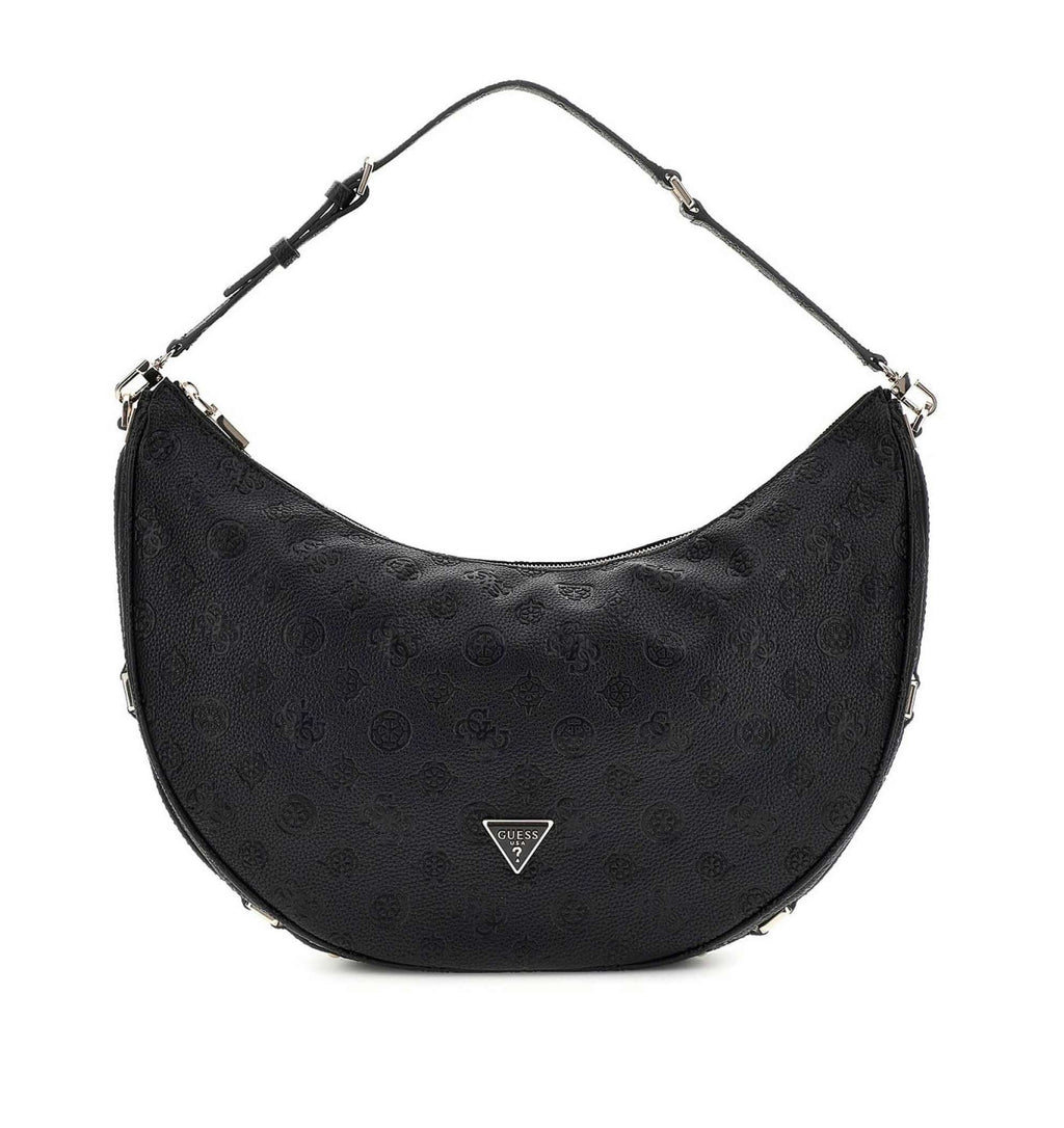 Borsa Guess a spalla Cresidia large hobo ecopelle black B25GU179 PG934903