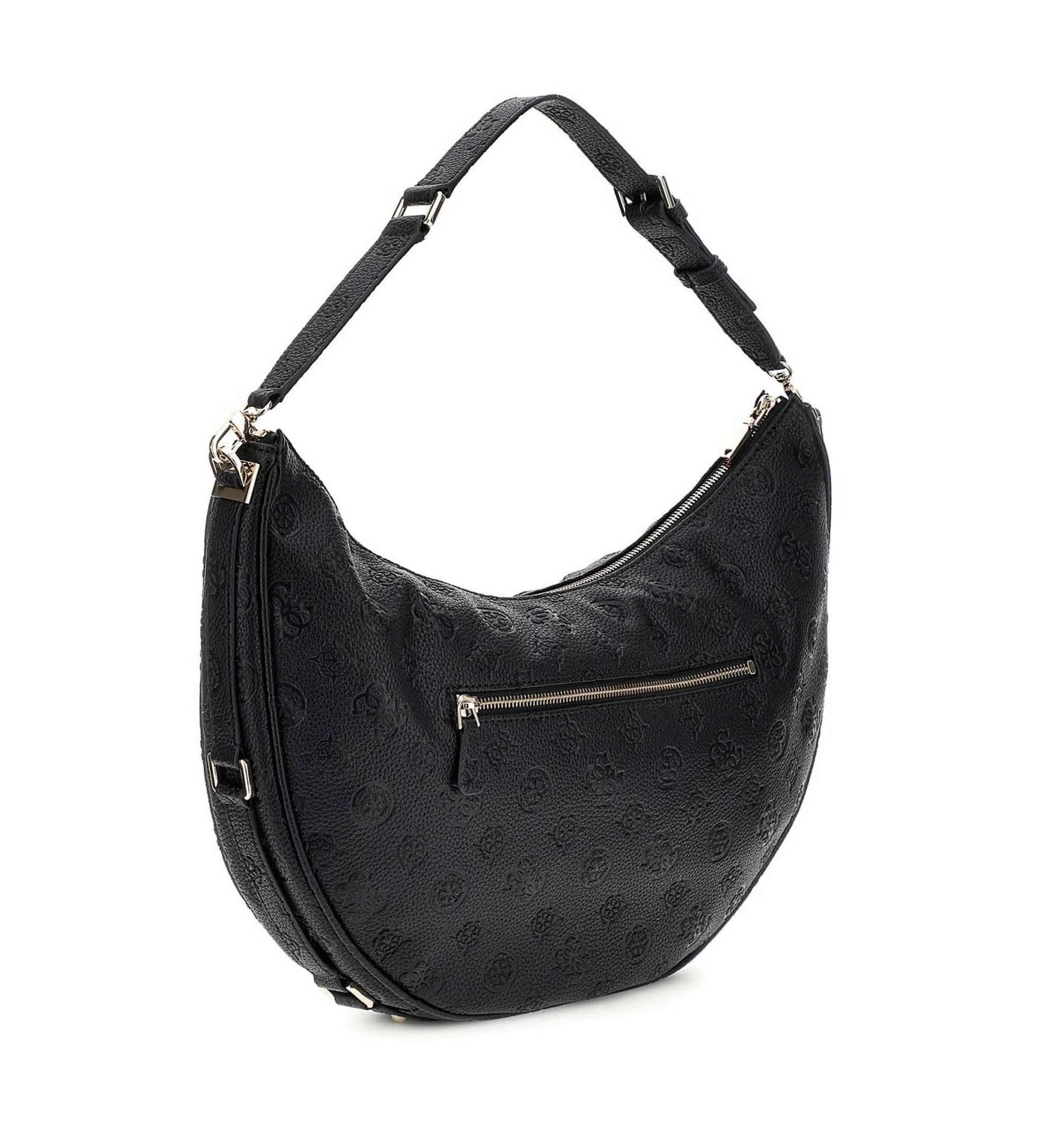 Borsa Guess a spalla Cresidia large hobo ecopelle black B25GU179 PG934903