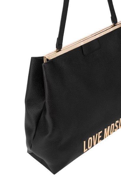 Borsa donna a mano/ spalla Love Moschino clutch ecopelle nero BS25MO33 JC4054PP1MLG0000