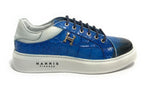 Scarpe uomo Harris Sport sneakers in pelle azzurro panthers U17HA179