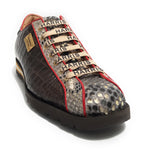 Scarpe uomo Harris sneaker pelle roccia opaco/ cocco shade marrone/ crystal green U17HA213 2817