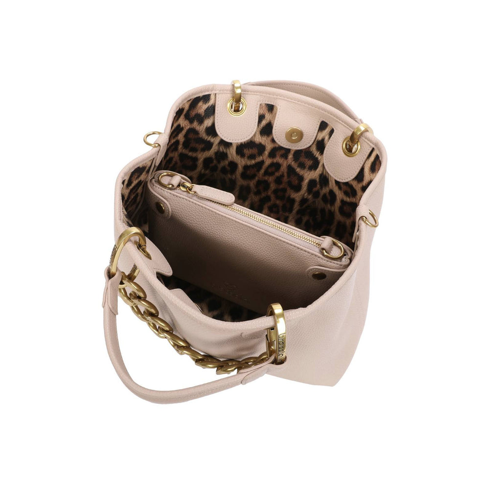Borsa a mano con tracolla Braccialini Beth Jewels taupe B26BR43 B18531