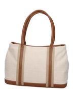 Borsa donna Love Moschino shopper canvas naturale/ PU cuoio BS26MO50 JC4064PP1OLZ110A