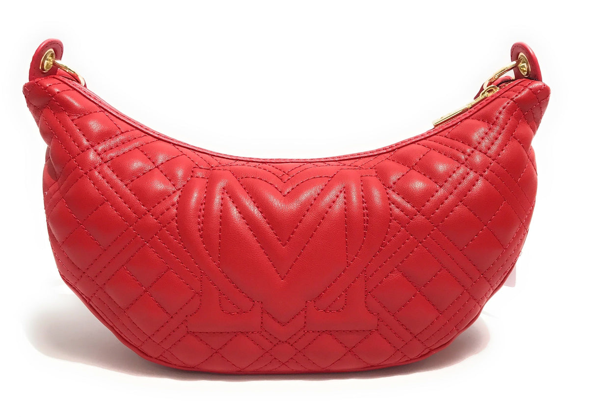 Borsa donna Love Moschino a spalla/ tracolla ecopelle trapuntata rosso BS23MO78 JC4257