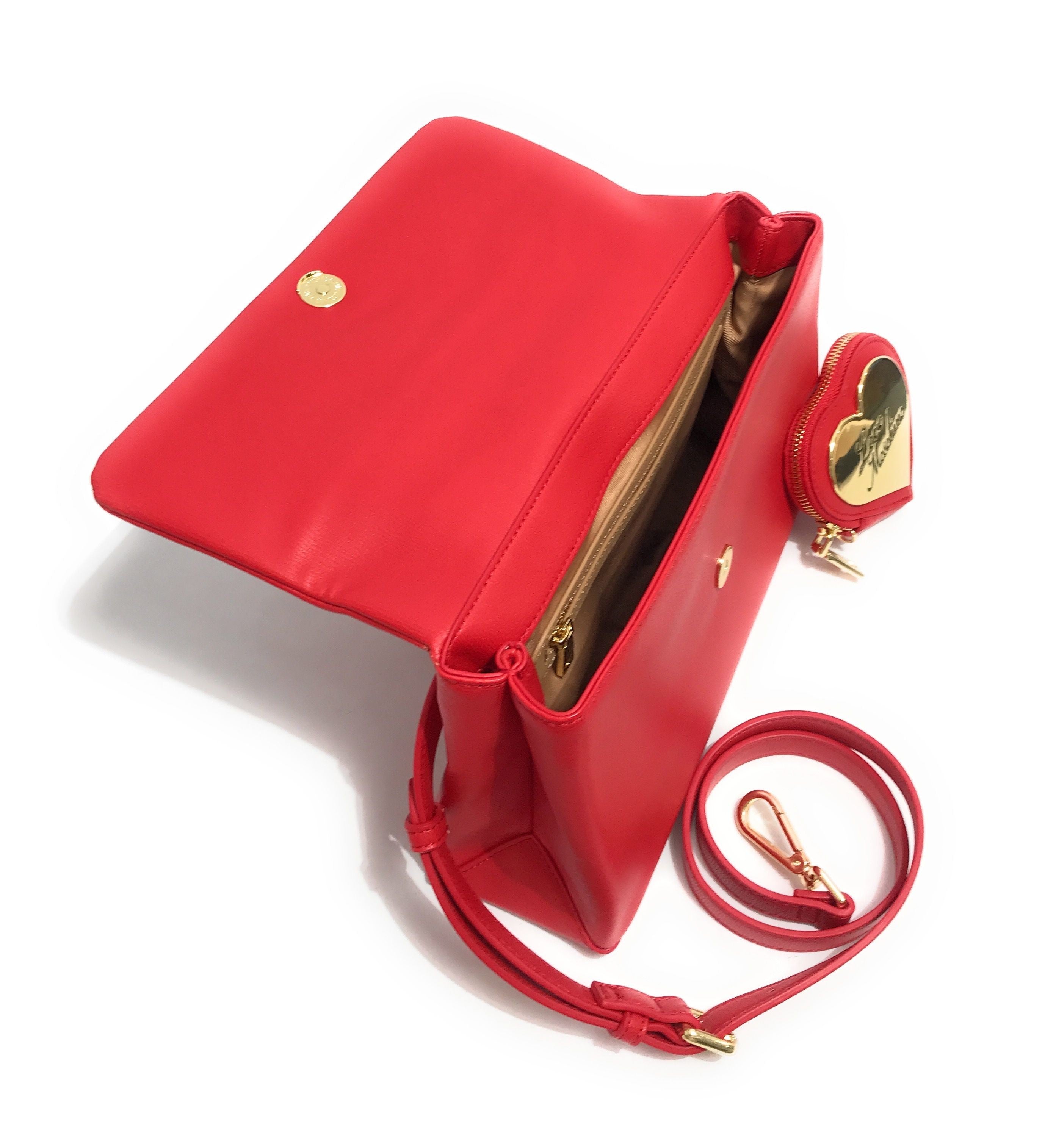 Borsa donna Love Moschino a mano/ tracolla ecopelle rosso B24MO49 JC4083