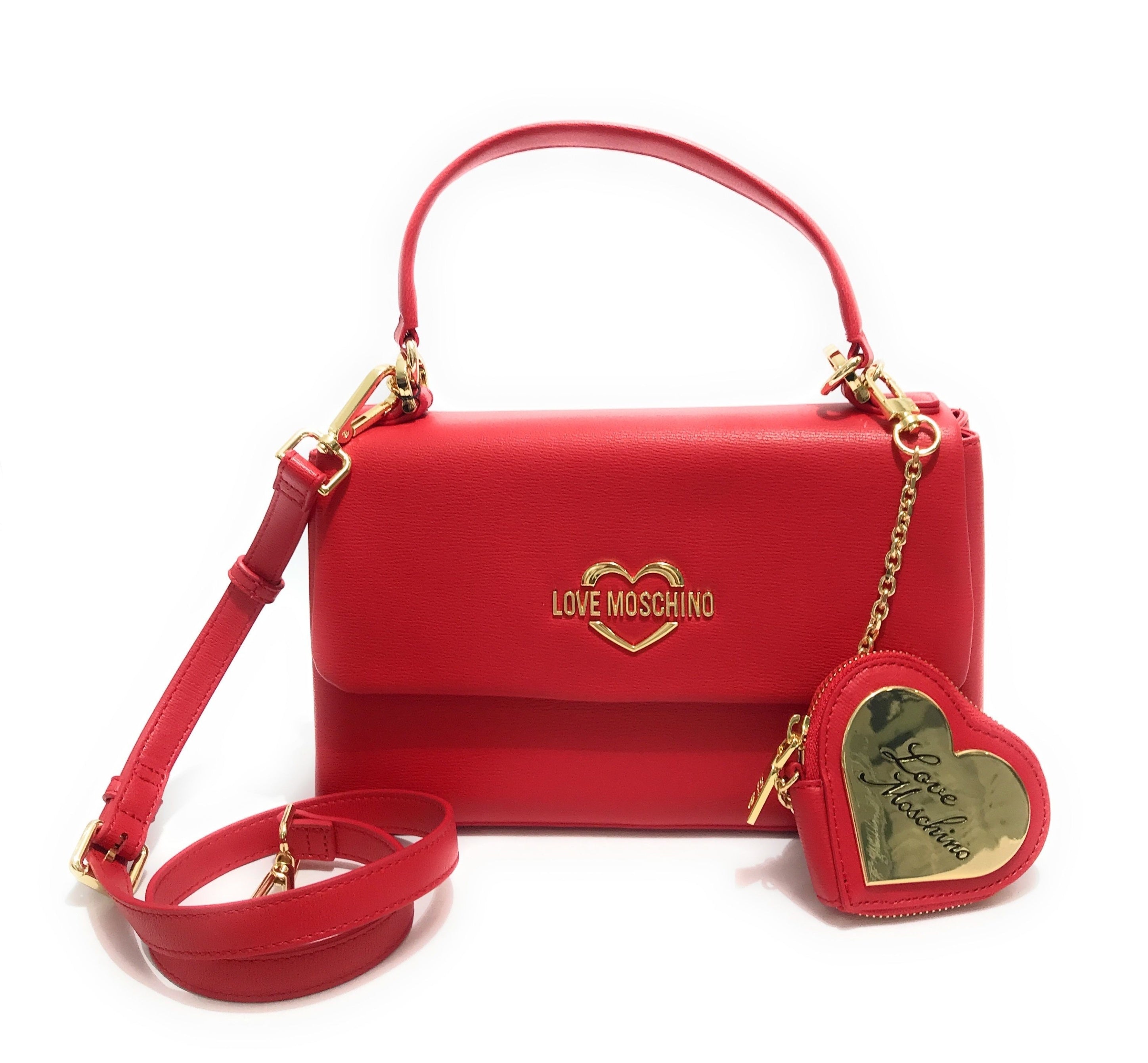 Borsa donna Love Moschino a mano/ tracolla ecopelle rosso B24MO49 JC4083