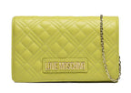 Borsa donna Love Moschino a spalla/ tracolla ecopelle trapuntata lime B24MO68 JC4079