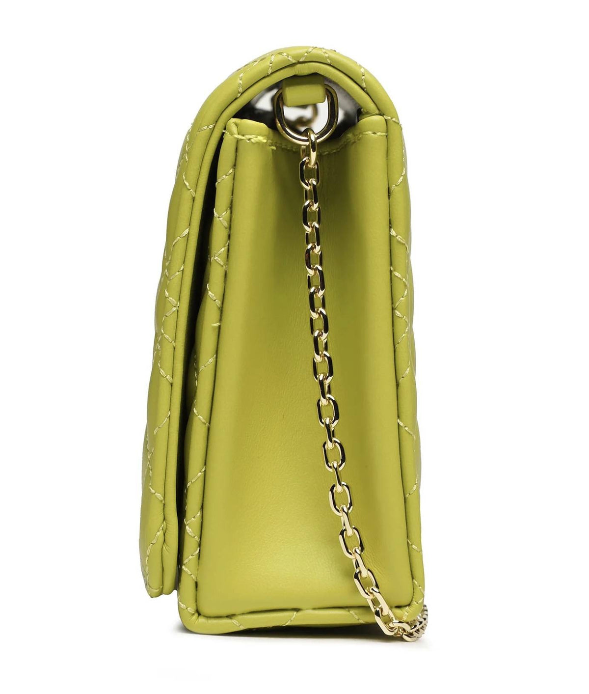 Borsa donna Love Moschino a spalla/ tracolla ecopelle trapuntata lime B24MO68 JC4079