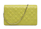 Borsa donna Love Moschino a spalla/ tracolla ecopelle trapuntata lime B24MO68 JC4079