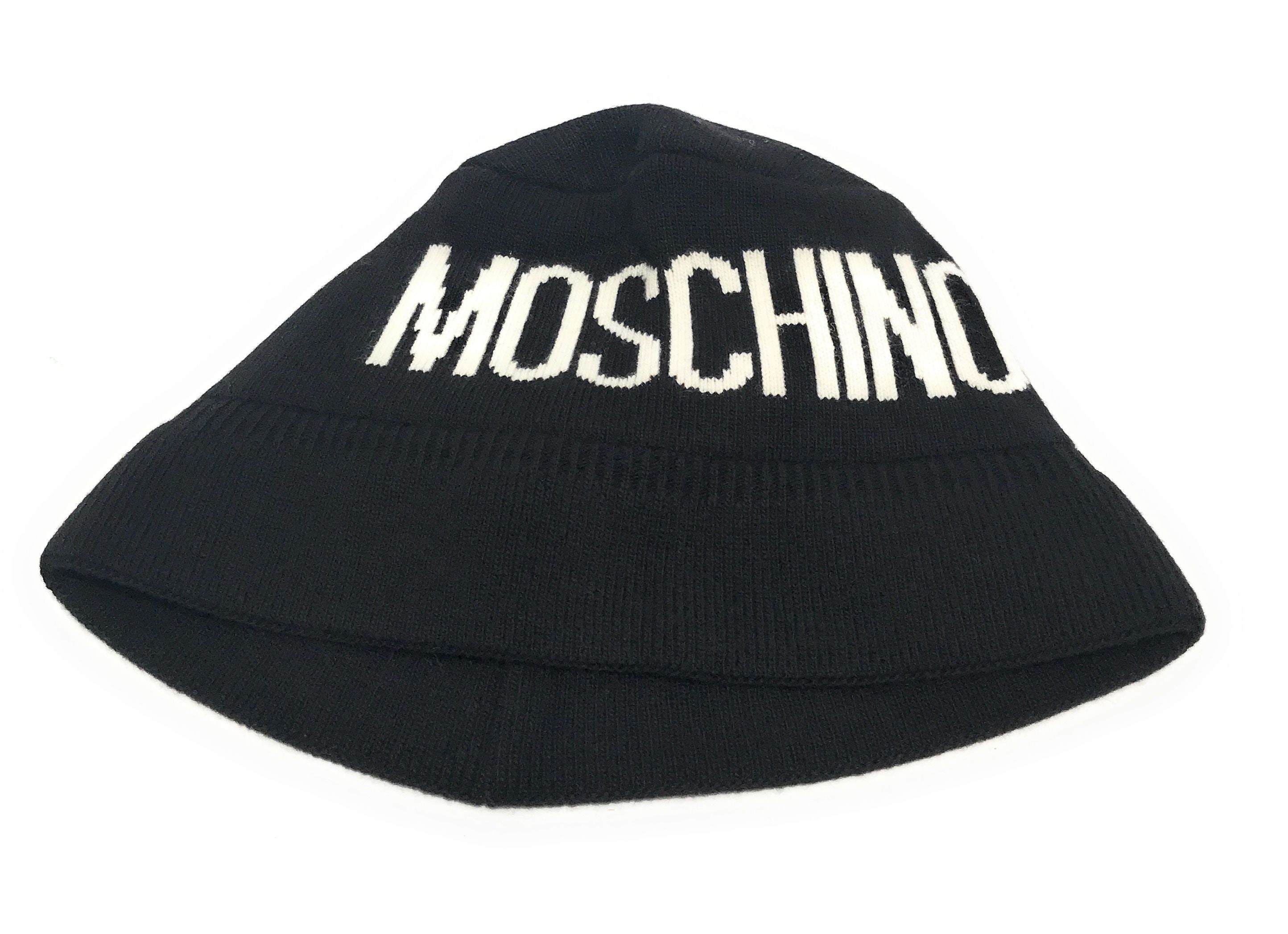 Berretto cloche unisex Moschino nero C24MO34 65359