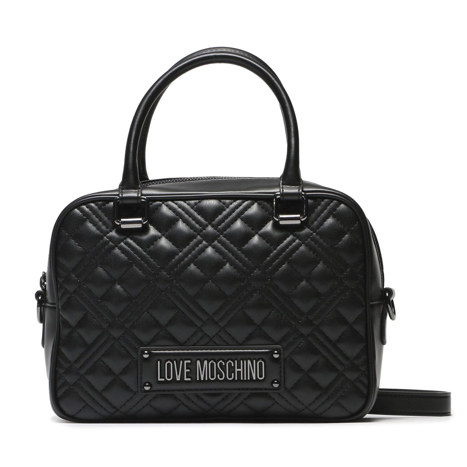 Borsa donna Love Moschino a mano/ tracolla trapuntata nero B24MO104 JC4169
