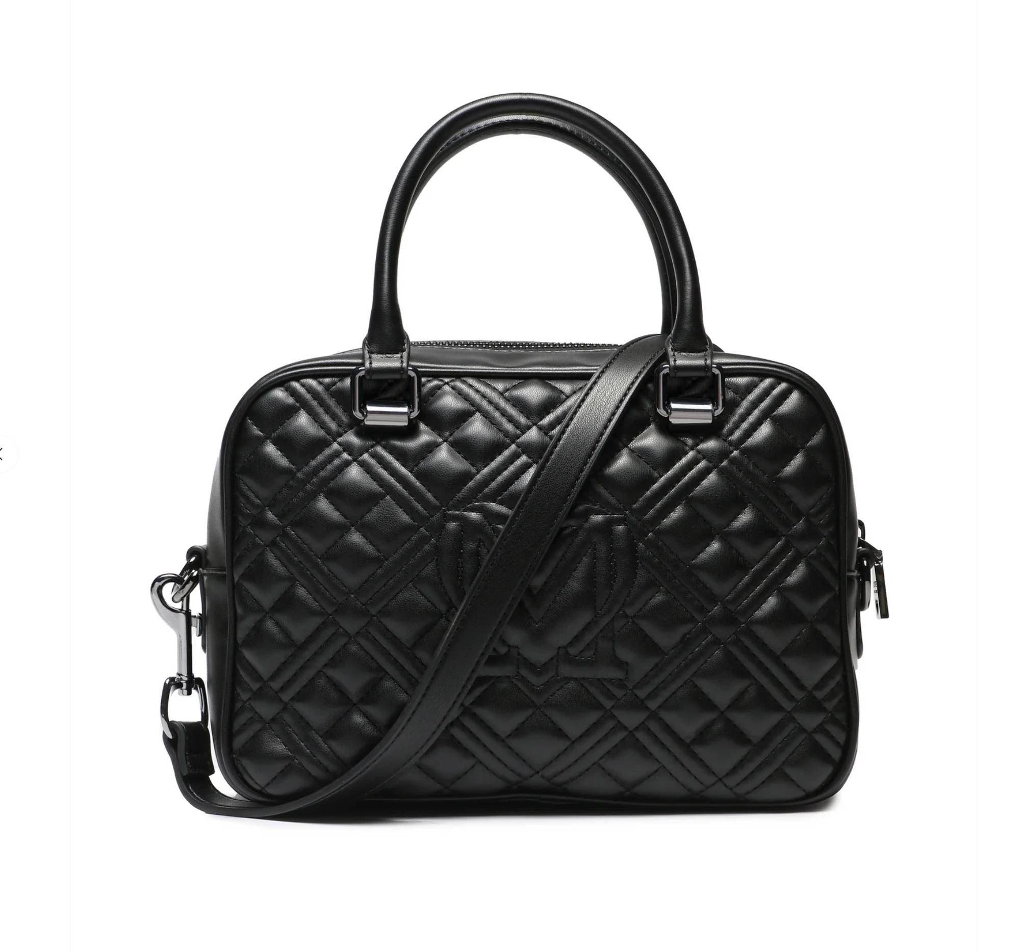 Borsa donna Love Moschino a mano/ tracolla trapuntata nero B24MO104 JC4169