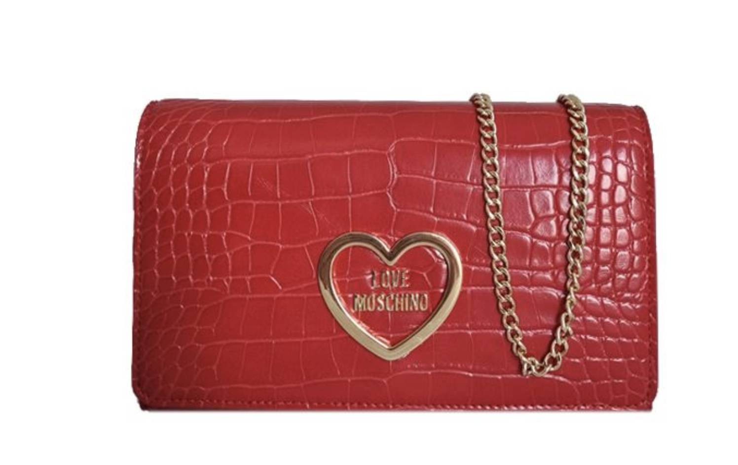 Borsa donna Love Moschino a spalla/ tracolla ecopelle rosso B24MO134 JC4182