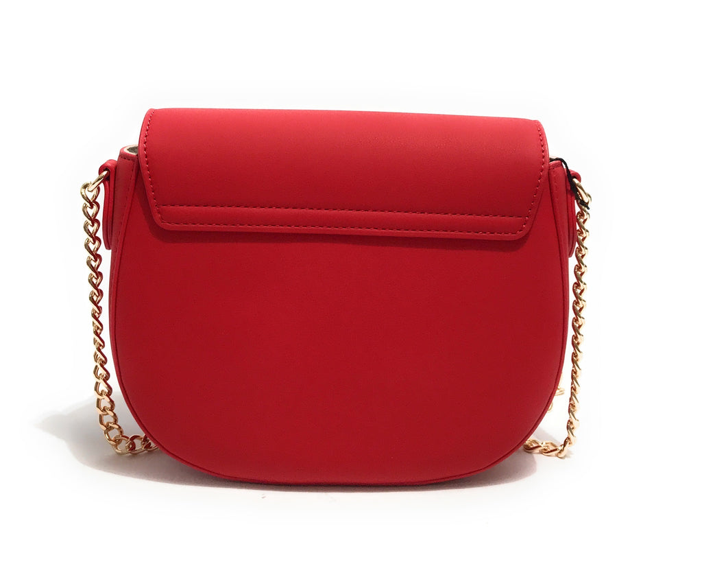 Borsa donna Love Moschino tracolla round rosso B24MO142 JC4194