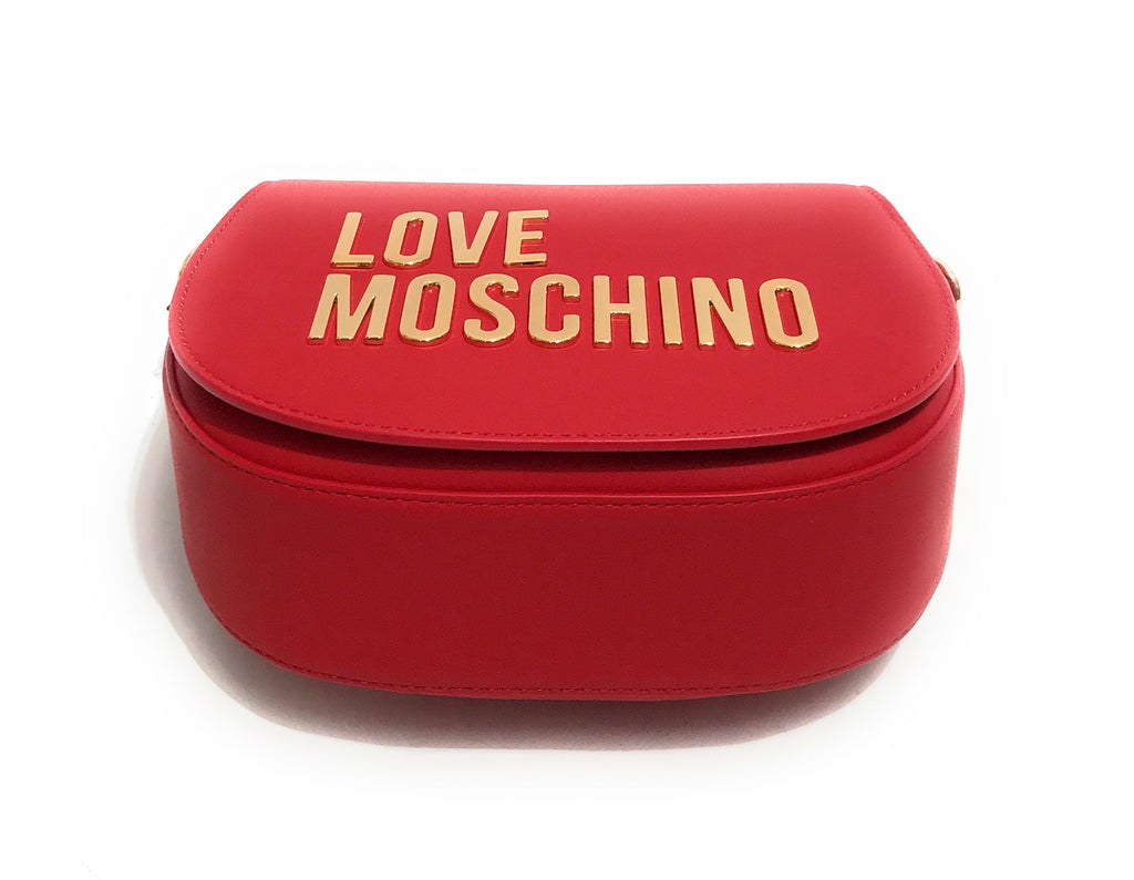 Borsa donna Love Moschino tracolla round rosso B24MO142 JC4194