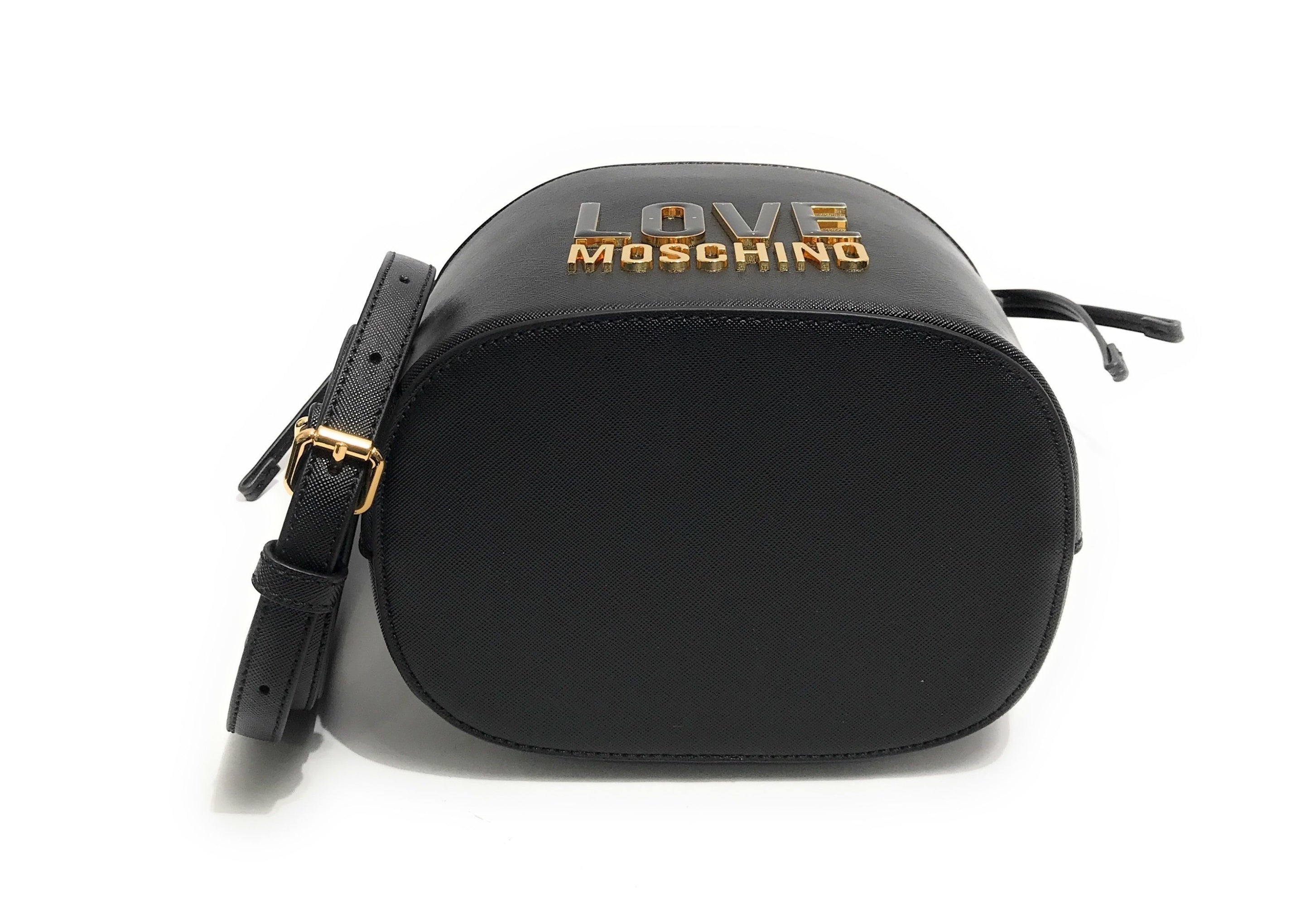 Borsa donna Love Moschino secchiello a tracolla nero BS24MO48 JC4211