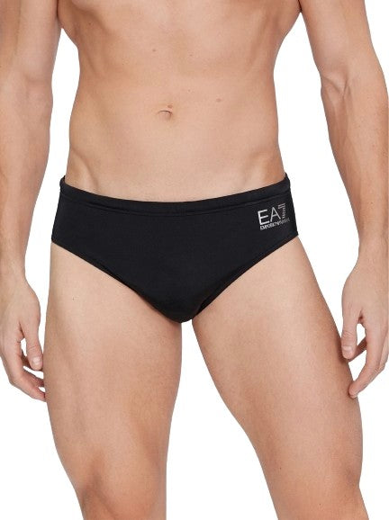 EA7 Emporio Armani sea world core brief swimming slip black/ silver ES24EA04 901000 CC703