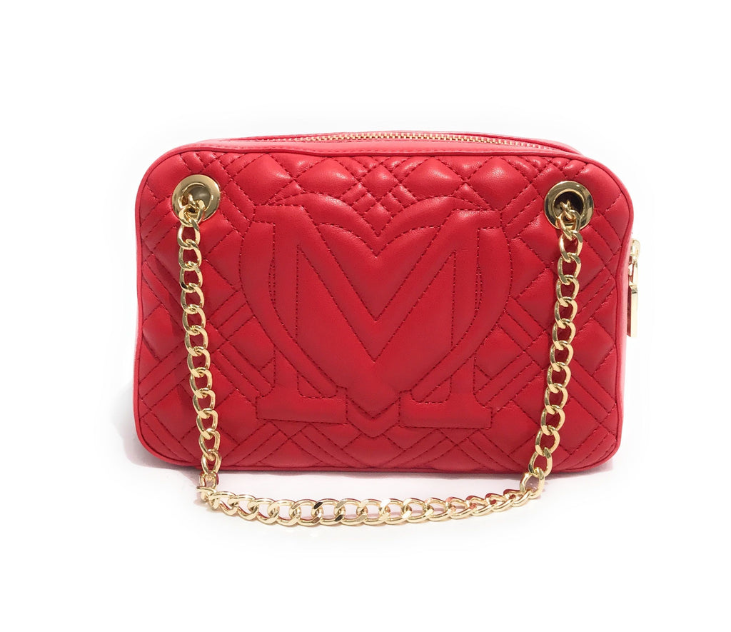 Borsa donna Love Moschino a mano/ spalla ecopelle trapuntata rosso BS24MO151 JC4237PP0ILA0500