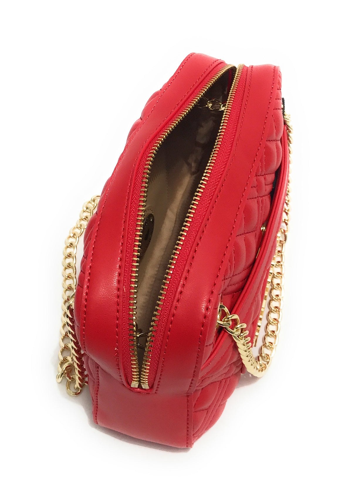 Borsa donna Love Moschino a mano/ spalla ecopelle trapuntata rosso BS24MO151 JC4237PP0ILA0500