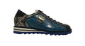 Scarpe uomo Harris sneaker pelle pregiata blu elettrico U17HA207 2817
