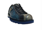 Scarpe uomo Harris sneaker pelle pregiata blu elettrico U17HA207 2817