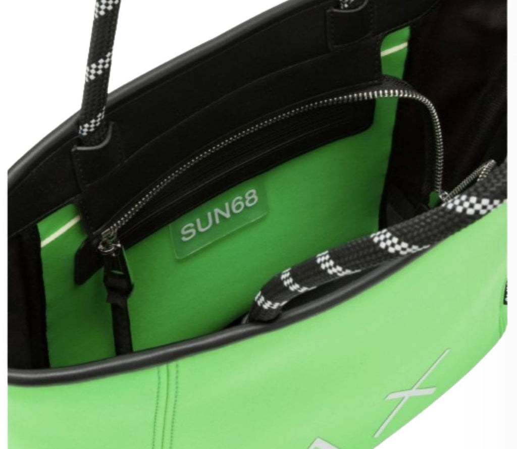 Borsa donna a mano/ tracolla Sun 68 Jacqueline bag verde chiaro BS24SU01 Z34268 S