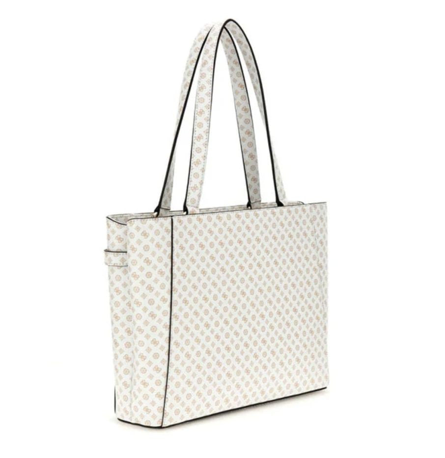 Borsa Guess a spalla Arlena Noel tote white logo B25GU20 PS933625