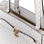 Borsa Guess a spalla Arlena Noel tote white logo B25GU20 PS933625
