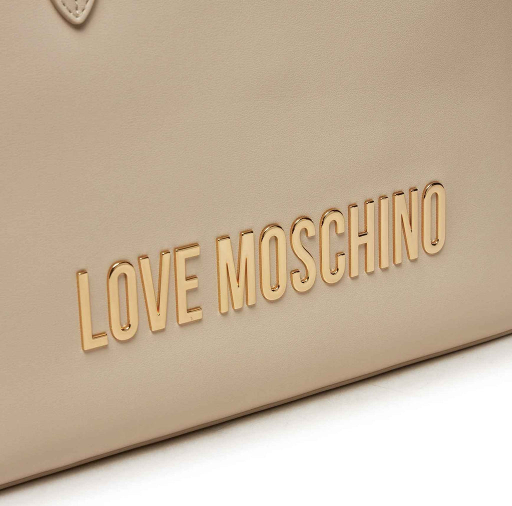 Borsa donna a spalla Love Moschino shopping ecopelle avorio B25MO07 JC4190PP1LKD0110
